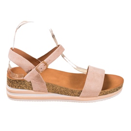 Renda Sandali casual in pelle scamosciata marrone