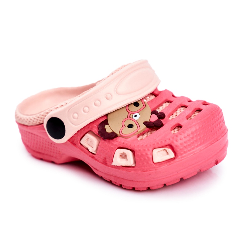 Giolan Pantofole per bambini in schiuma Crocs Red Sweet Teddy rosso multicolore