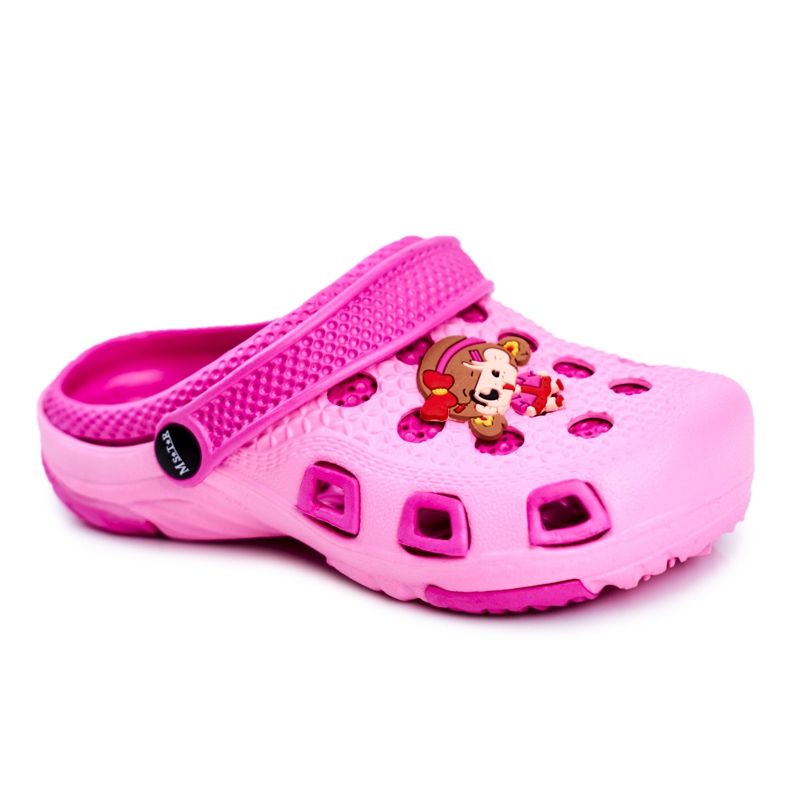 BUGO Pantofole per bebè Foam Crooks Pink Girl rosa