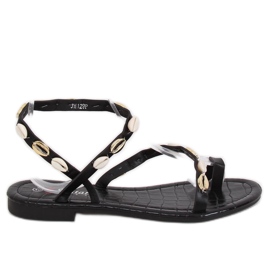 Infradito nere con guscio JH129P Black nero