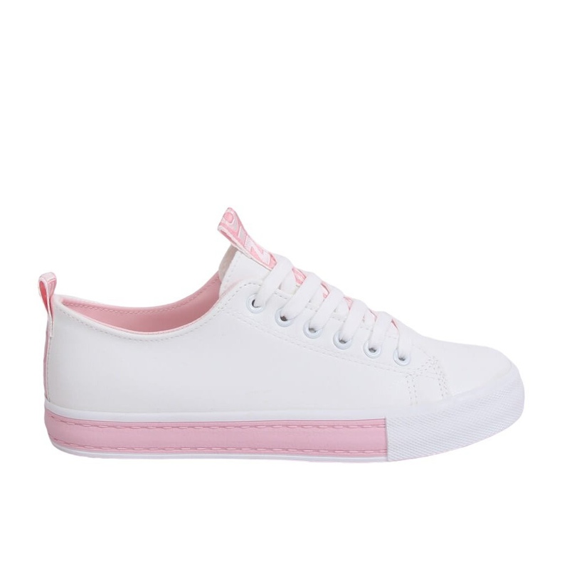 Sneakers da donna bianche LA70P Rosa bianca