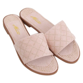 Pantofole rosa da donna rosa Q-85 Pink