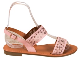 Mannika Sandali traforati rosa