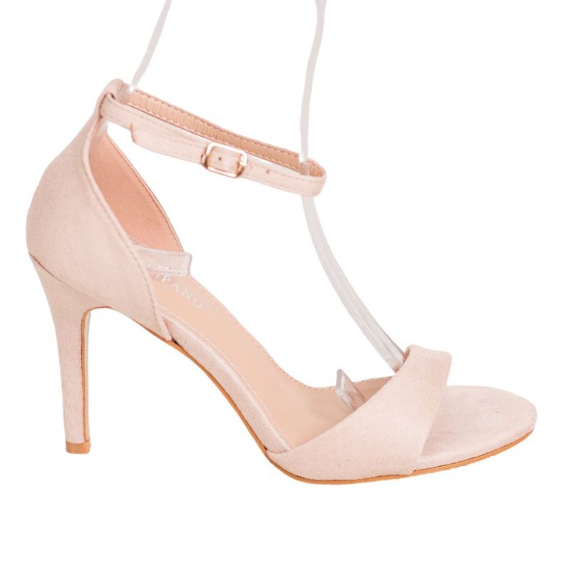 SHELOVET Tacchi classici in pelle scamosciata marrone