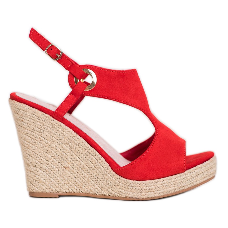 Goodin Sandali Espadrillas Chiusi rosso