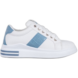 Weide Scarpe sportive con inserti blu bianca