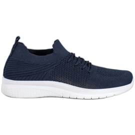 SHELOVET Scarpe sportive basse blu navy