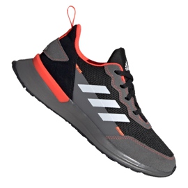 Scarpe da corsa adidas RapidaRun Elite Jr EG6911 nero grigio