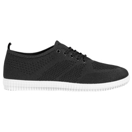SHELOVET Sneakers traforate allacciate nero