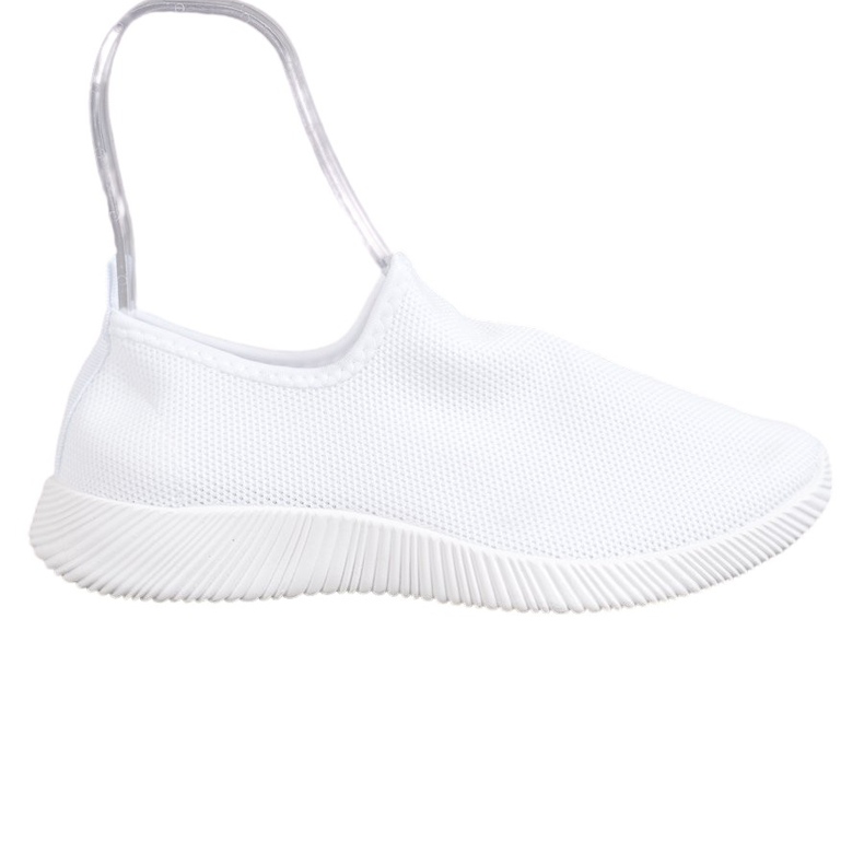 SHELOVET Scarpe sportive slip-on bianca