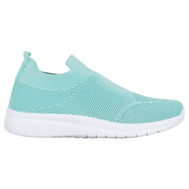 SHELOVET Scarpe da ginnastica senza lacci verde