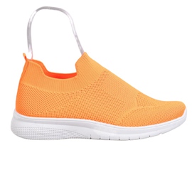 SHELOVET Scarpe da ginnastica senza lacci arancia
