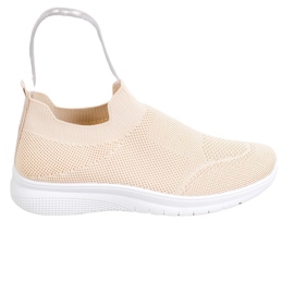 SHELOVET Scarpe da ginnastica senza lacci beige