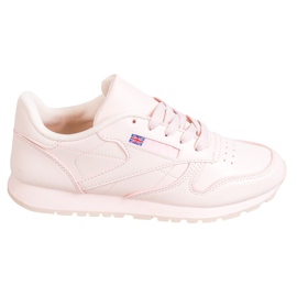 SHELOVET Scarpe Allacciate In Ecopelle rosa