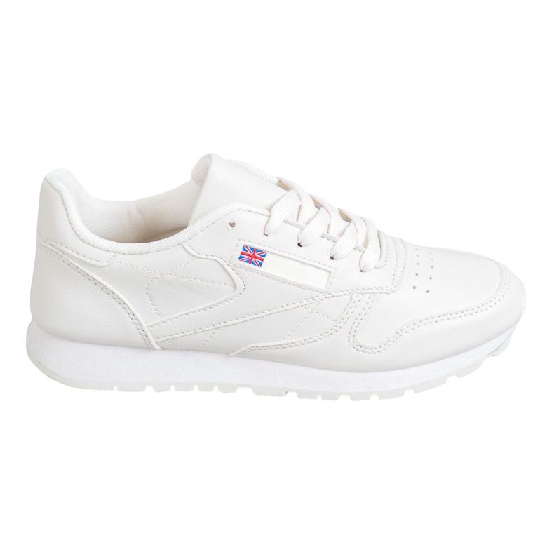 SHELOVET Scarpe Allacciate In Ecopelle bianca
