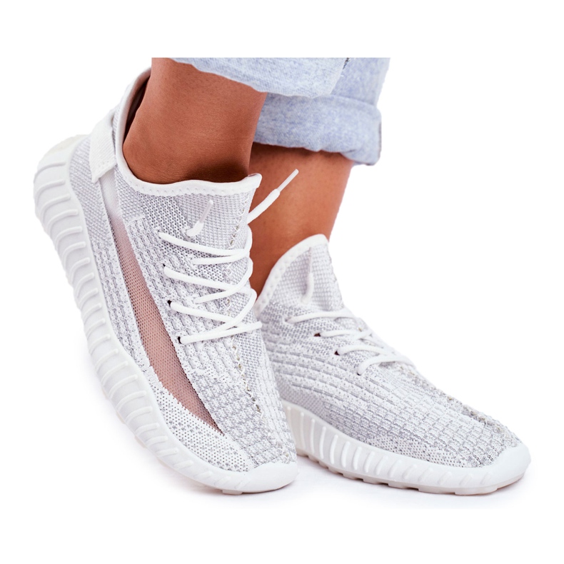 Scarpe sportive da donna, leggere e ariose argento Lumiere grigio