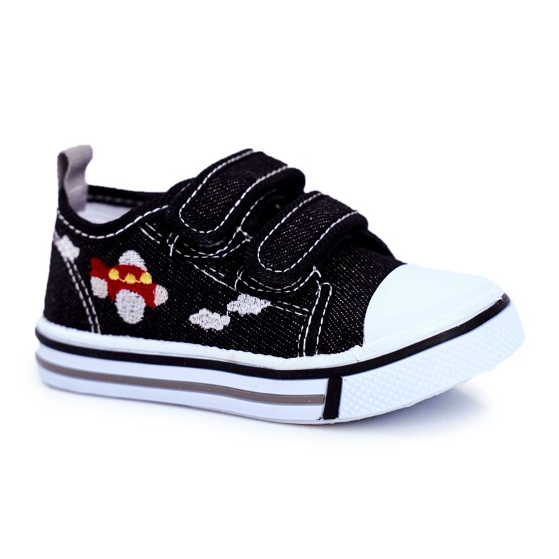 Le Scarpe Sneakers da bambino Nimalo nere con velcro nero