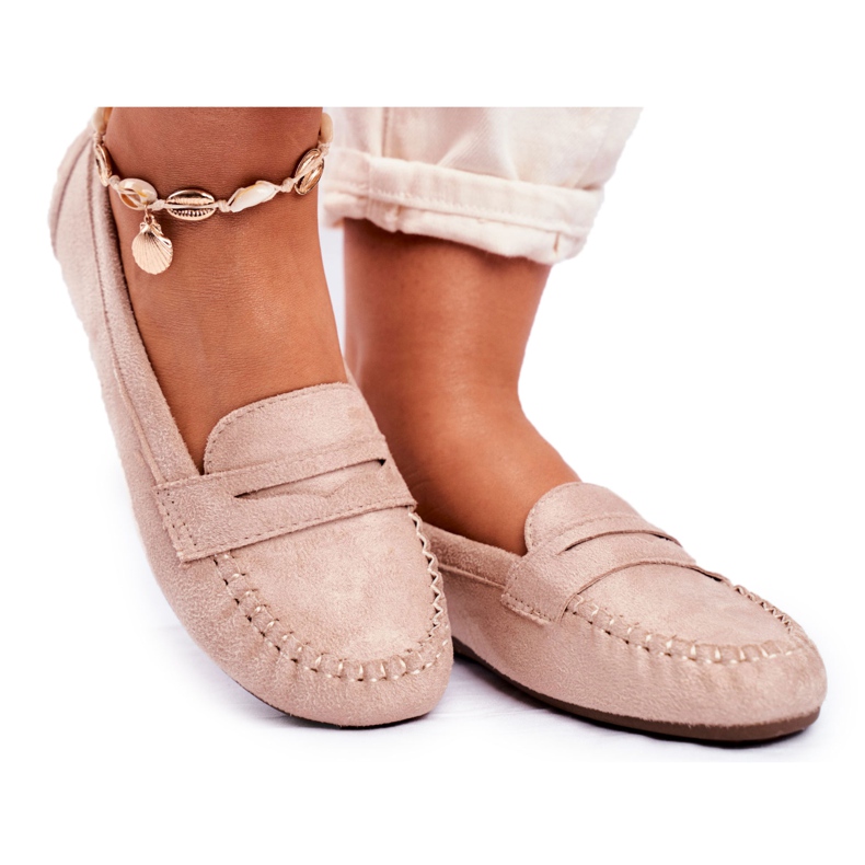 PS1 Mocassini Donna Tessuto Beige Panay