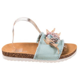 SHELOVET Pantofole alla moda marrone verde