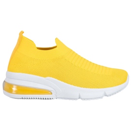 SHELOVET Scarpe da ginnastica gialle giallo