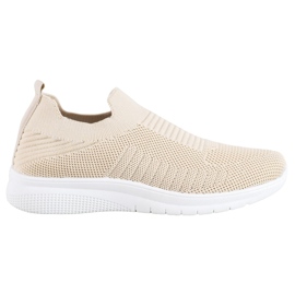 SHELOVET Scarpe Slip-On in tessuto marrone