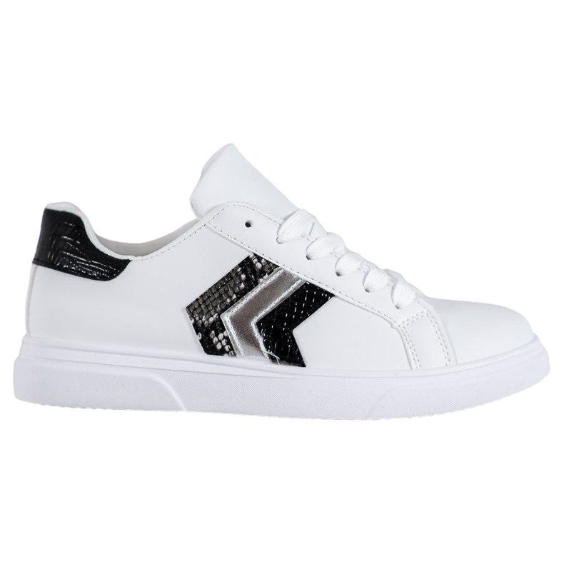 SHELOVET Scarpe in ecopelle alla moda bianca nero grigio