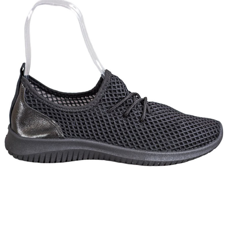 SHELOVET Sneakers traforate allacciate nero