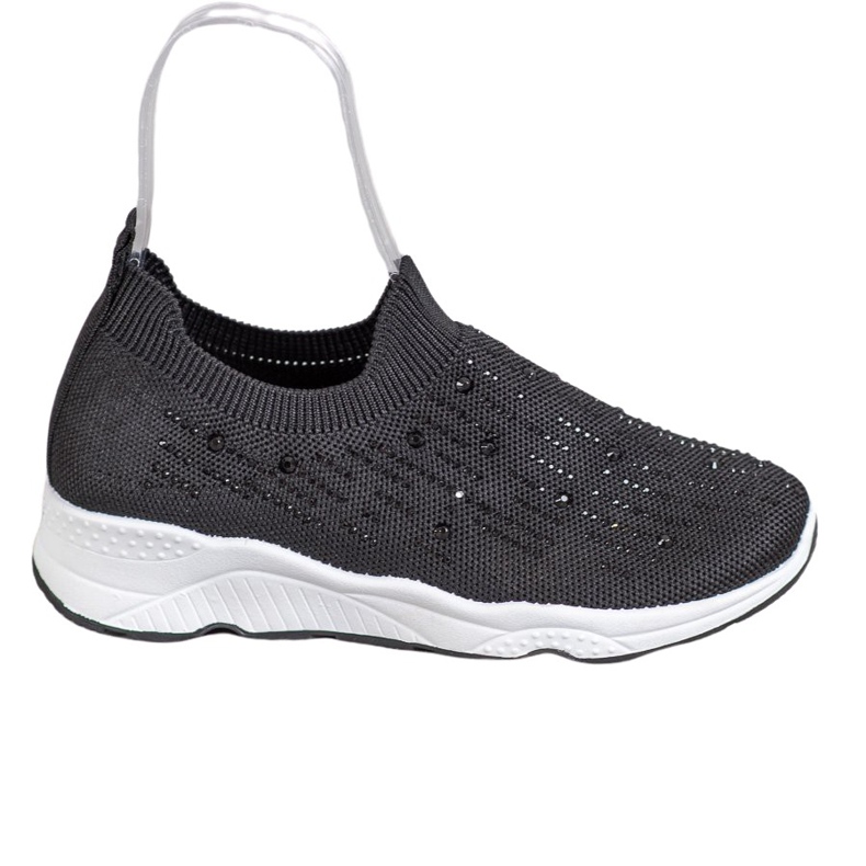 SUPER COOL Scarpe Slip-on Con Cristalli nero