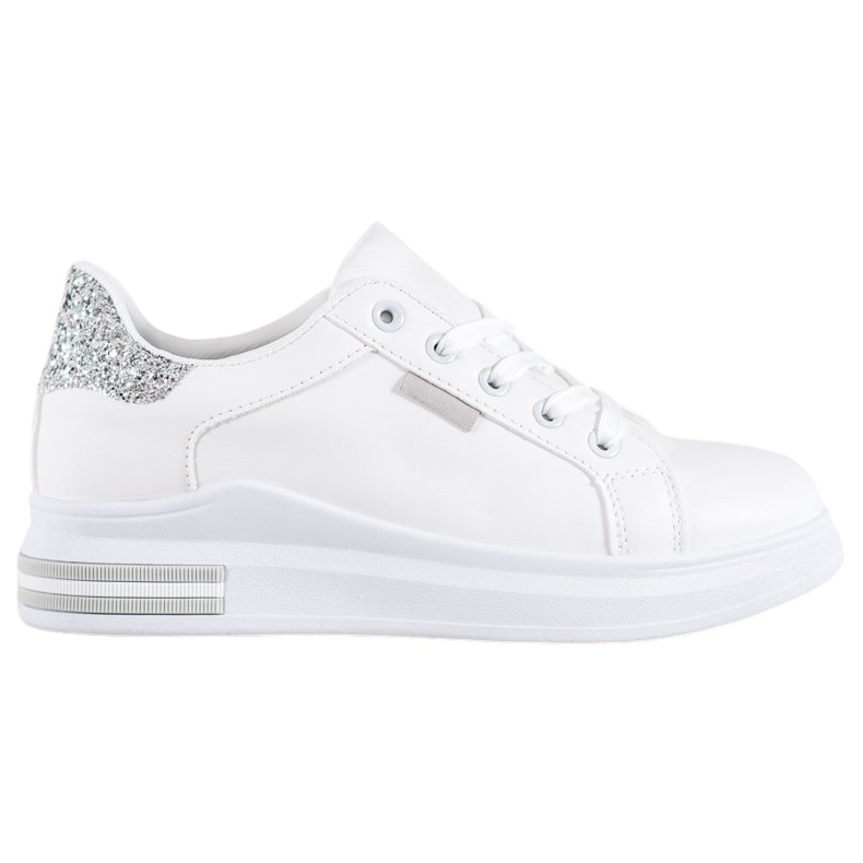 SHELOVET Sneakers allacciate alla moda bianca grigio