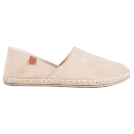 SHELOVET Espadrillas beige slip-on