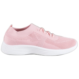 SHELOVET Scarpe rosa traforate