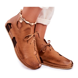 Scarpe brogue da donna Maciejka Rude 03426-19 marrone