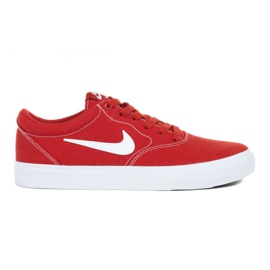 Nike Sb Charge Cnvs M CD6279-601 scarpe bianco rosso