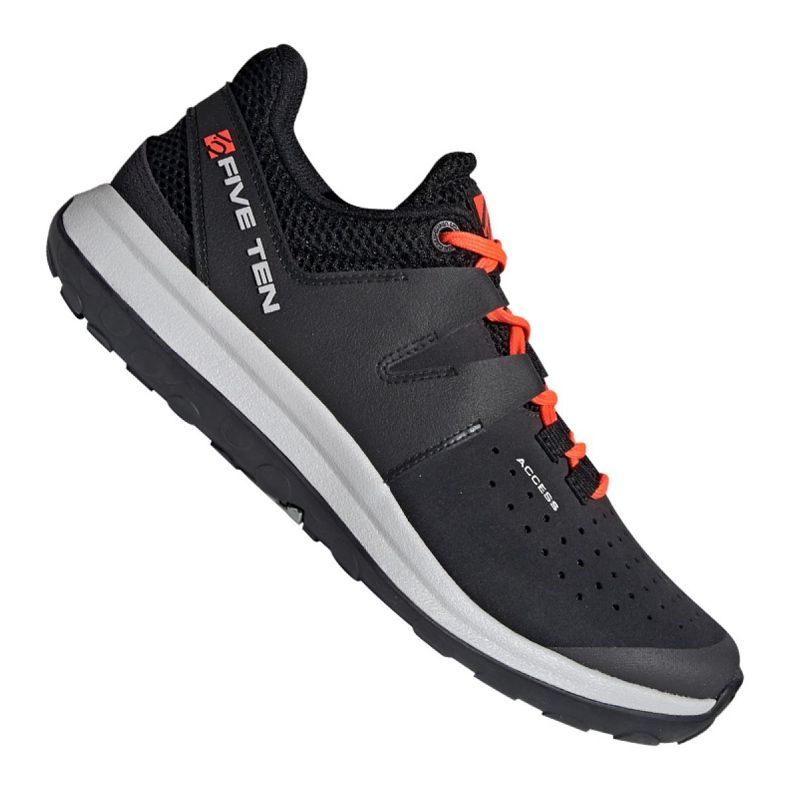 Scarpe da trekking adidas Access Leather M BC0878 nero arancia