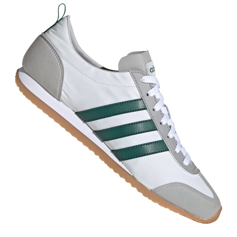 Scarpe Adidas Vs Jog M FX0091 bianca grigio verde