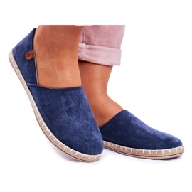 NEWS Espadrillas Slip-On Vulcan blu navy da donna