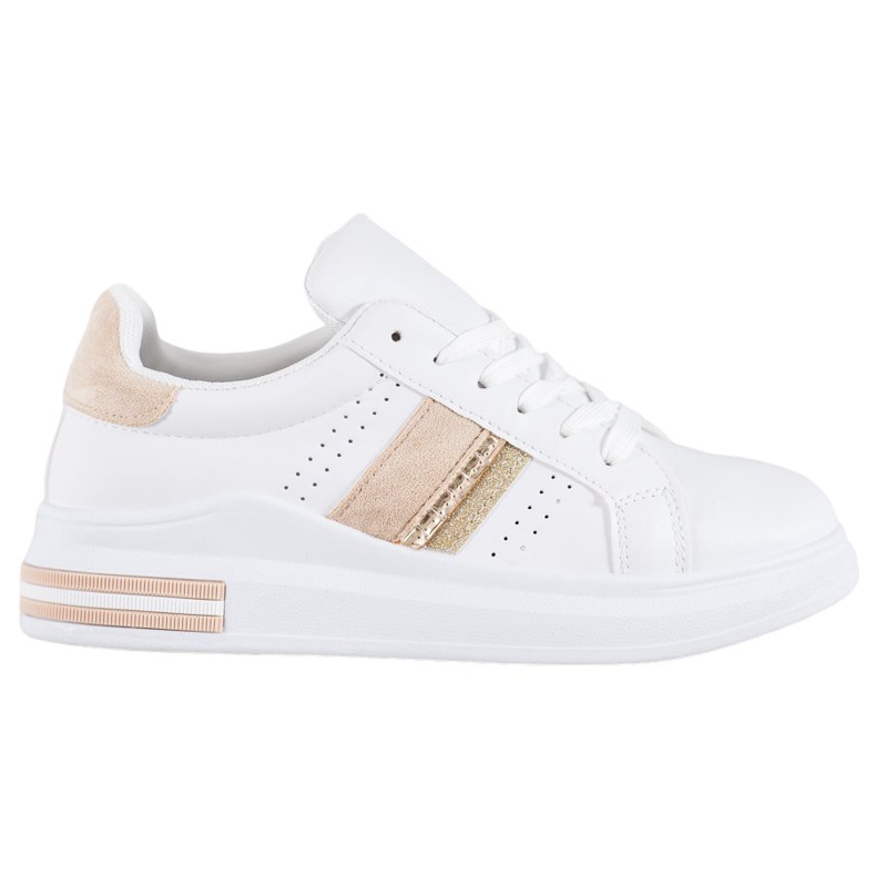 SHELOVET Sneakers in ecopelle bianca