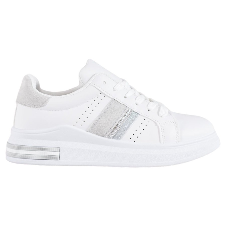 SHELOVET Sneakers in ecopelle bianca