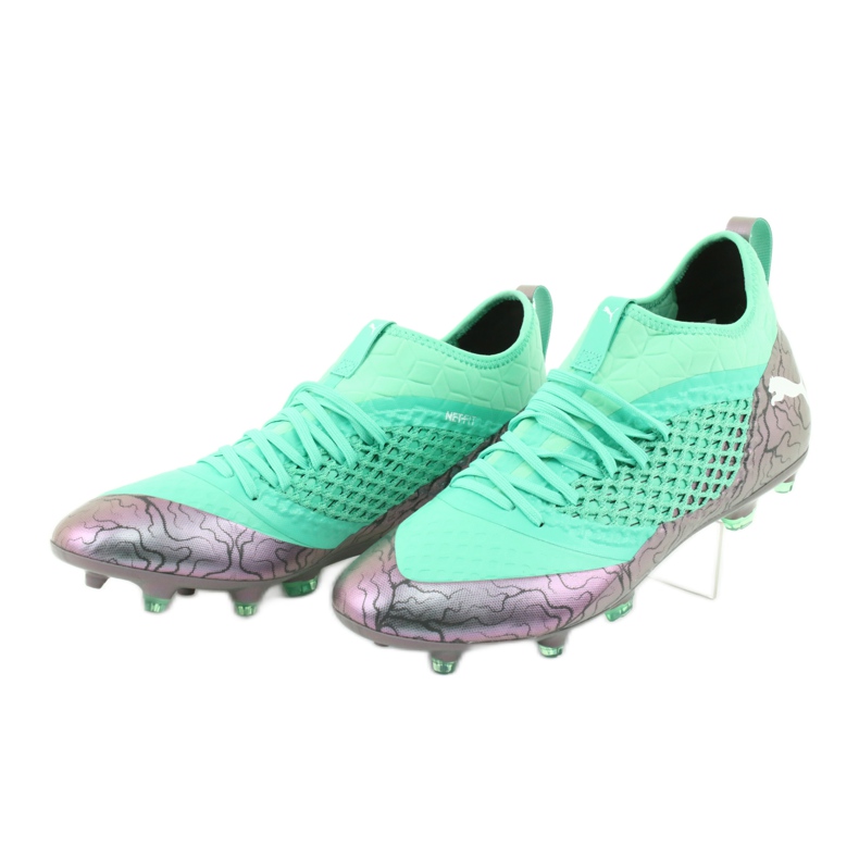 Scarpe da calcio Puma Future 2.3 Netfit Fg Ag Color Shift M 104832 01 verde