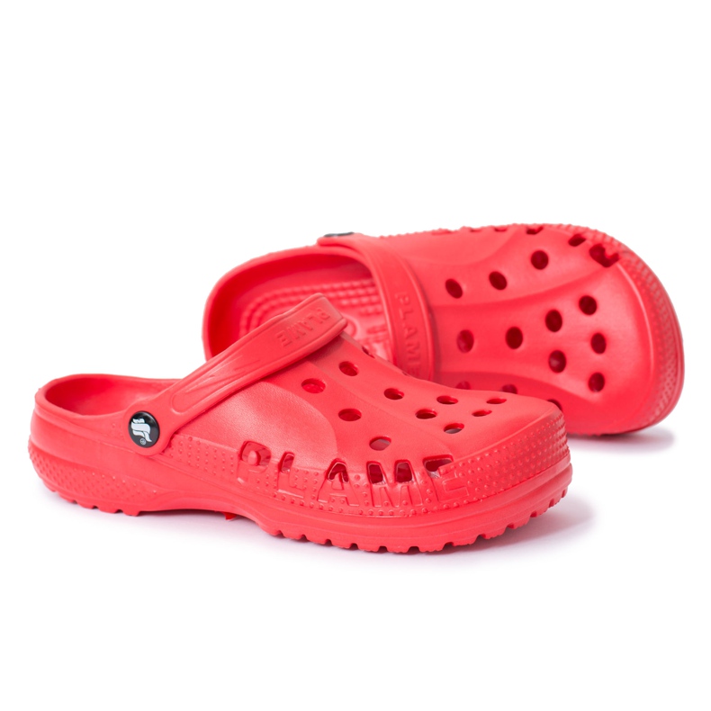 Flameshoes Pantofole Eva a luce rossa da donna rosso