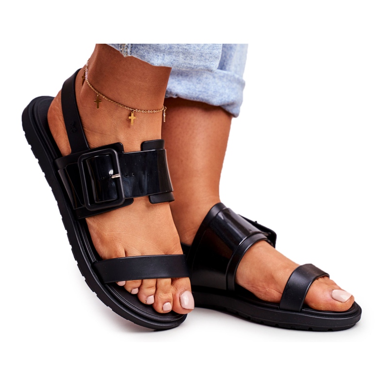 Sandali da donna in gomma profumata ZAXY Black DD285051 nero