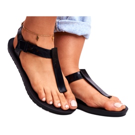 Sandali in gomma profumata da donna ZAXY Black DD285039 nero