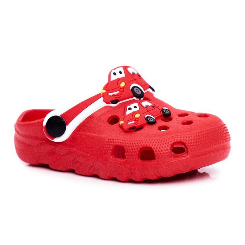 PB2 Pantofole Bambini Schiuma Crocs Red Cars Bruno rosso