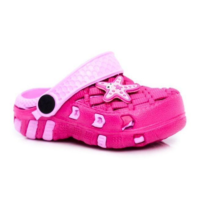 Pantofole per bambini Foam Crocs Pink Starfish Susan rosa