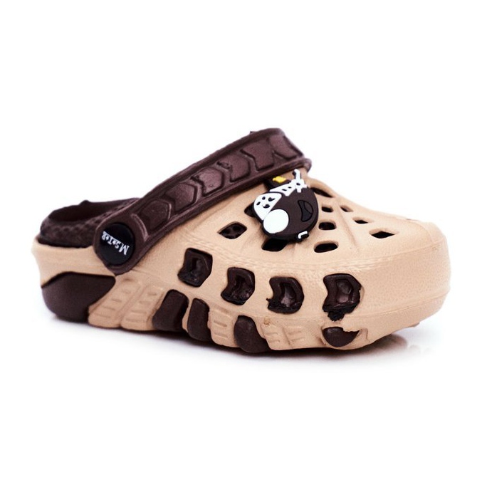 Crocs Brown Foam per bambini Brown Plane Donald marrone