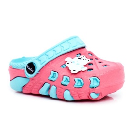 Pantofole per bambini Foam Crocs Red Polar Bear Oddie rosso blu