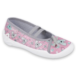 Scarpe per bambini Befado 116X282 rosa grigio
