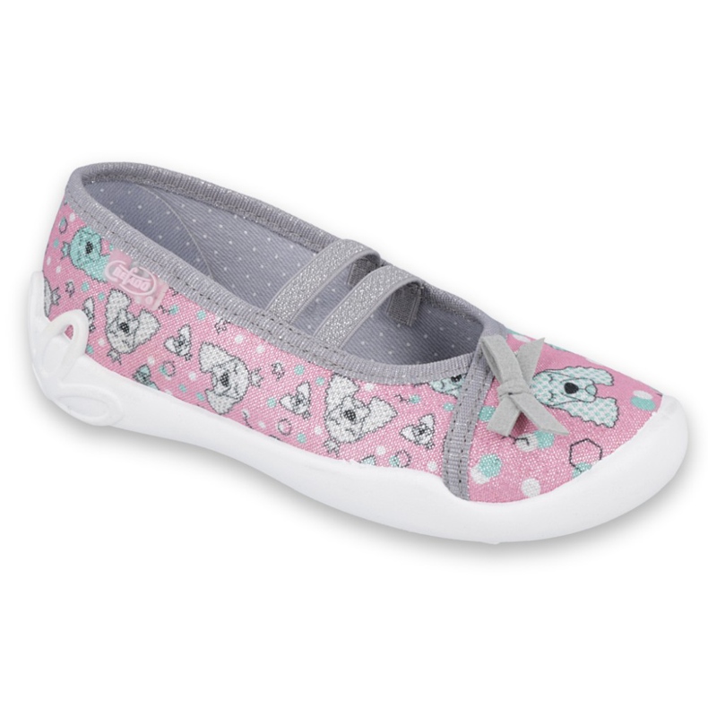 Scarpe per bambini Befado 116X282 rosa grigio