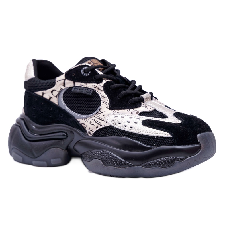 Scarpe Sportive da Donna Big Star di Daniel Lopez Nere e Oro FF274A524 nero giallo