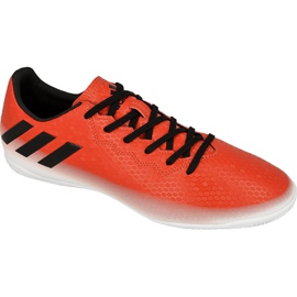 Scarpe indoor adidas Messi 16.4 In M BA9026 rosso arance e rossi